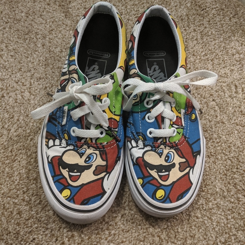 Limited edition Nintendo Mario Van's sneakers